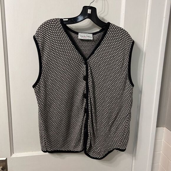 Vintage Button Vest - Picture 1 of 4